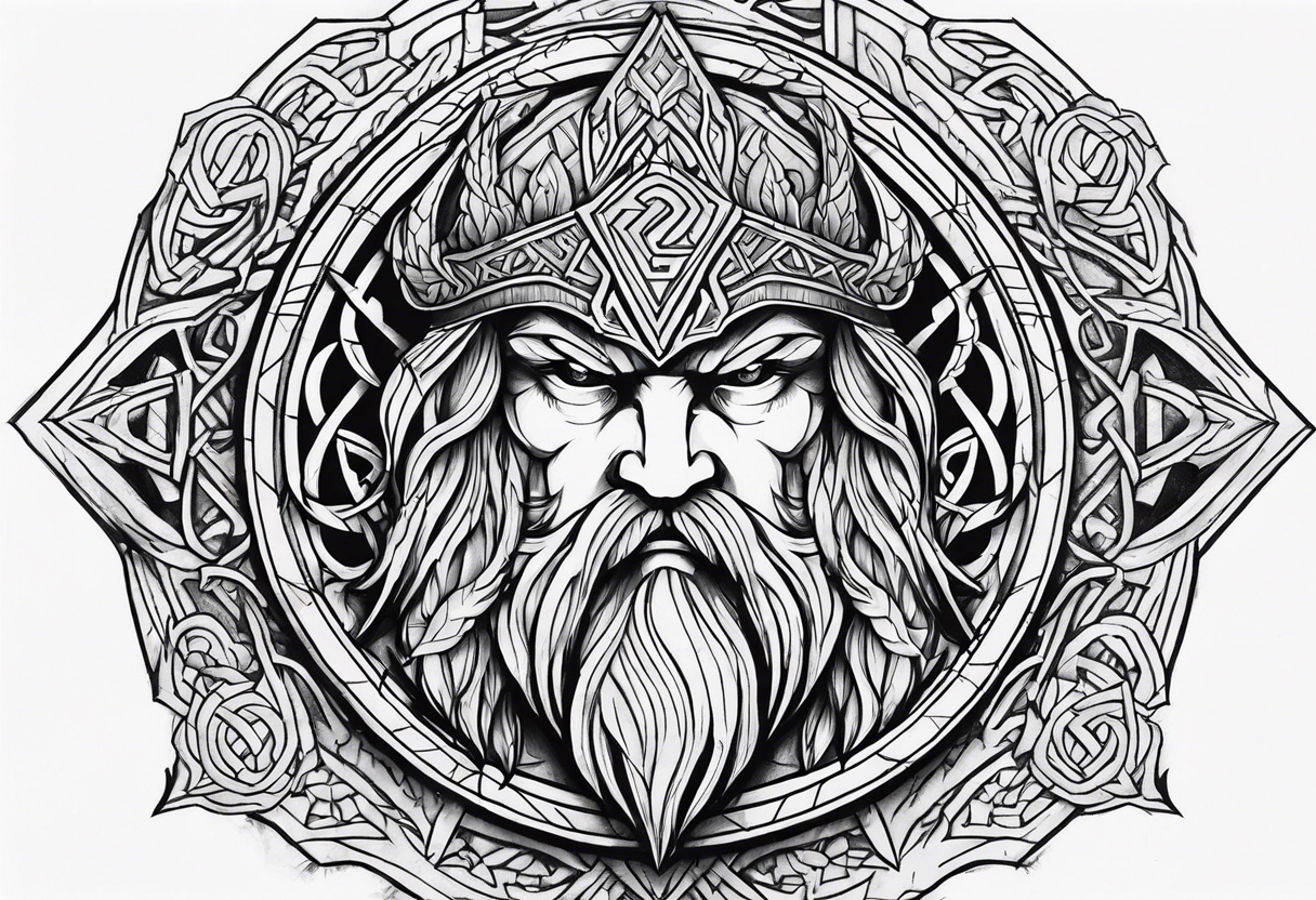 symbol for Odin of Rune tattoo idea