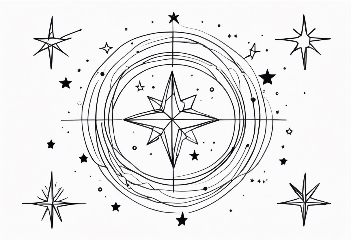 Constellation 🌌 with stars tattoo idea