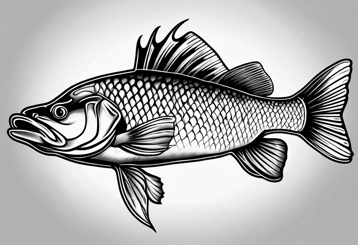 walleye tattoo idea