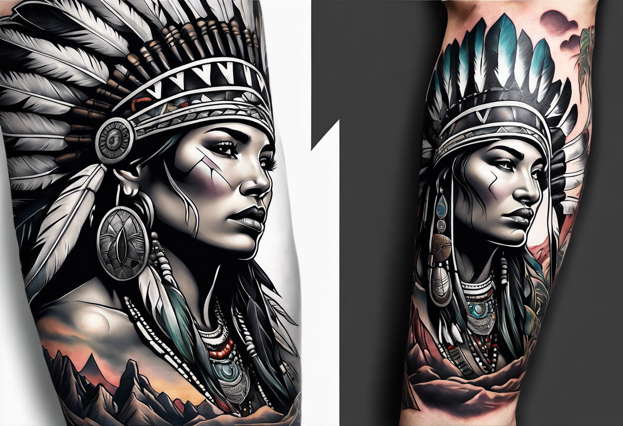 Native American & Indian Tattoos - Meaning & Cool Examples | Native  american tattoos, American indian tattoos, Indian tattoo