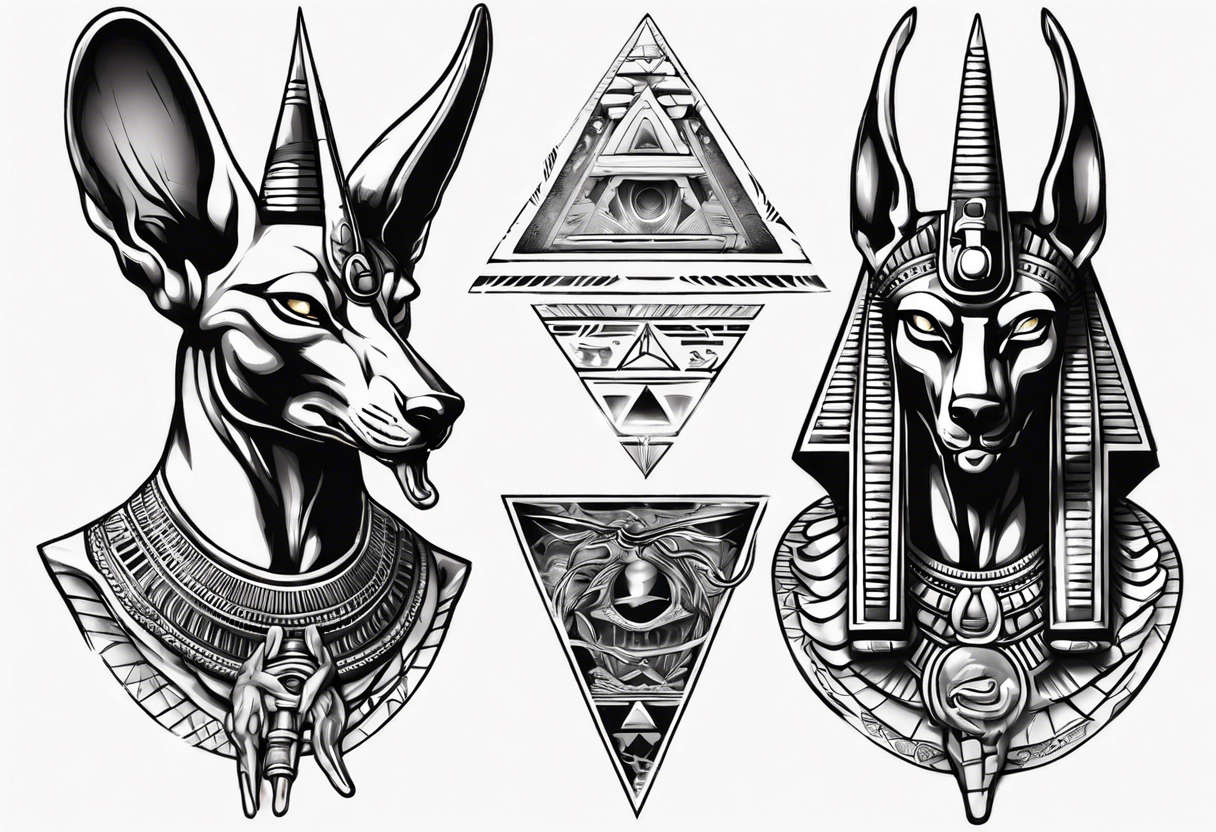 Anubis Tattoo Design - Ace Tattooz: Egyptian God Ink Art