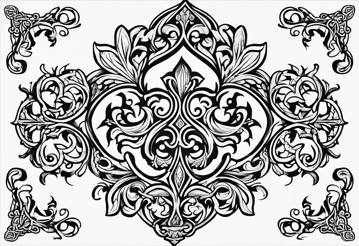 Fleur de lys celtique tattoo idea