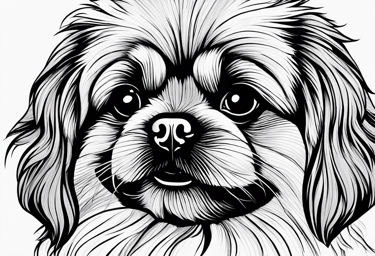 Shih Tzu Tattoo by:-... - 1920 Tattooz Hub | Facebook