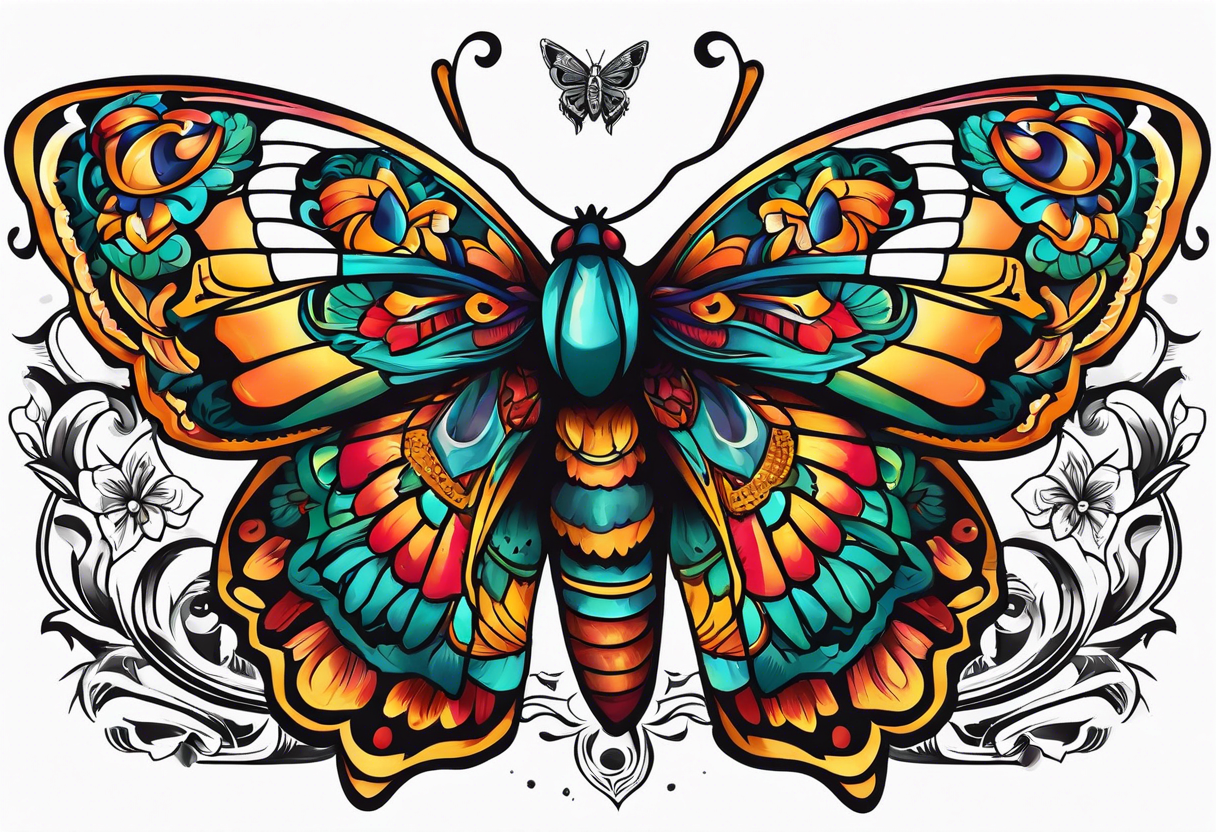 Moth Mexico tattoo idea