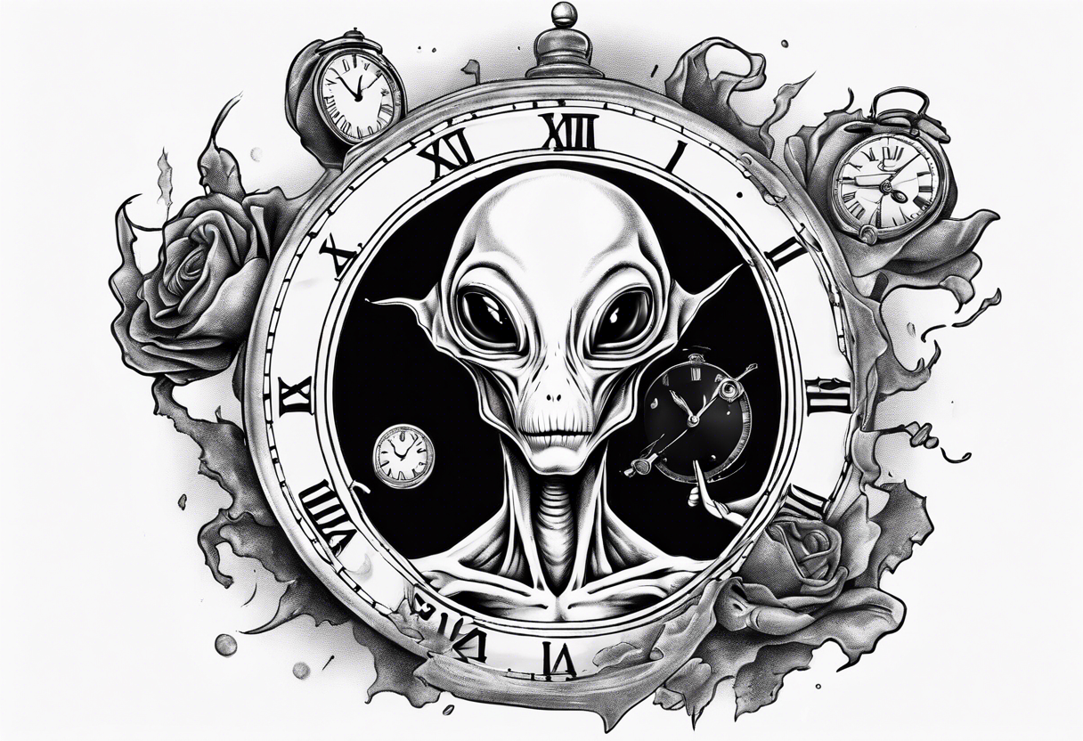 15+ Best Alien Tattoo Designs and Ideas | Styles At Life