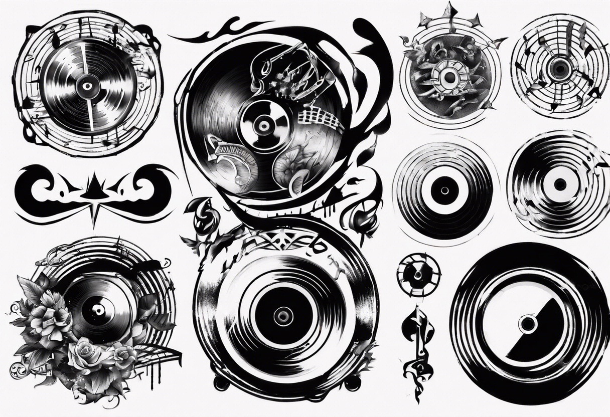 TATTOO SKETCHES: Record & track 60 tattoo designs in this personal 6x9