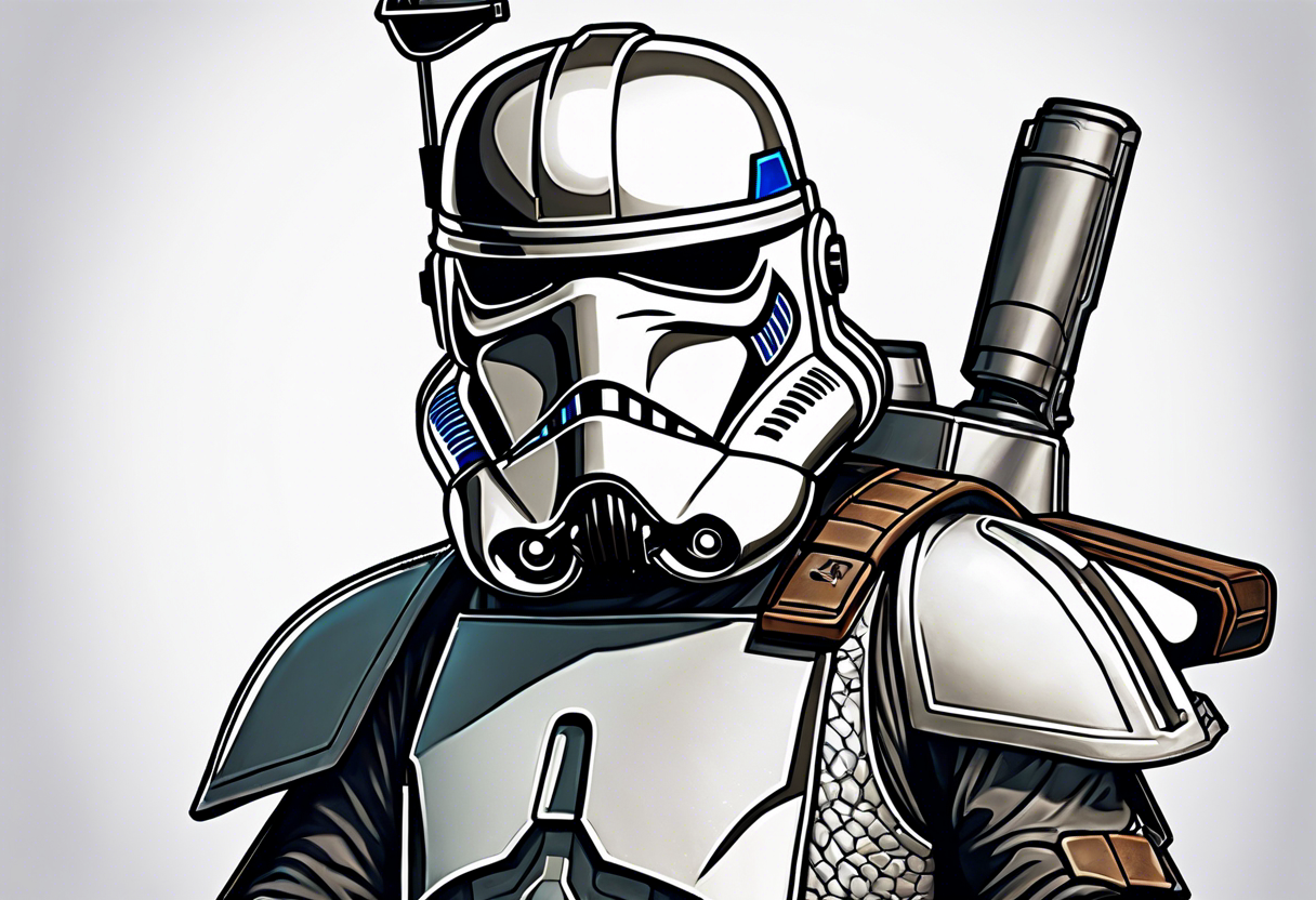 Star Wars, Captain Rex, Pistols drawn, tattoo idea