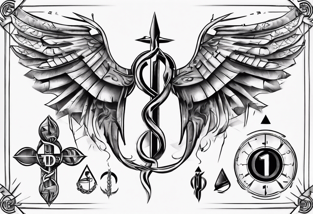 Caduceus Health Medical Symbol Temporary Tattoo Water Resistant Fake Body  Art Set Collection (1 Sheet) | Michaels