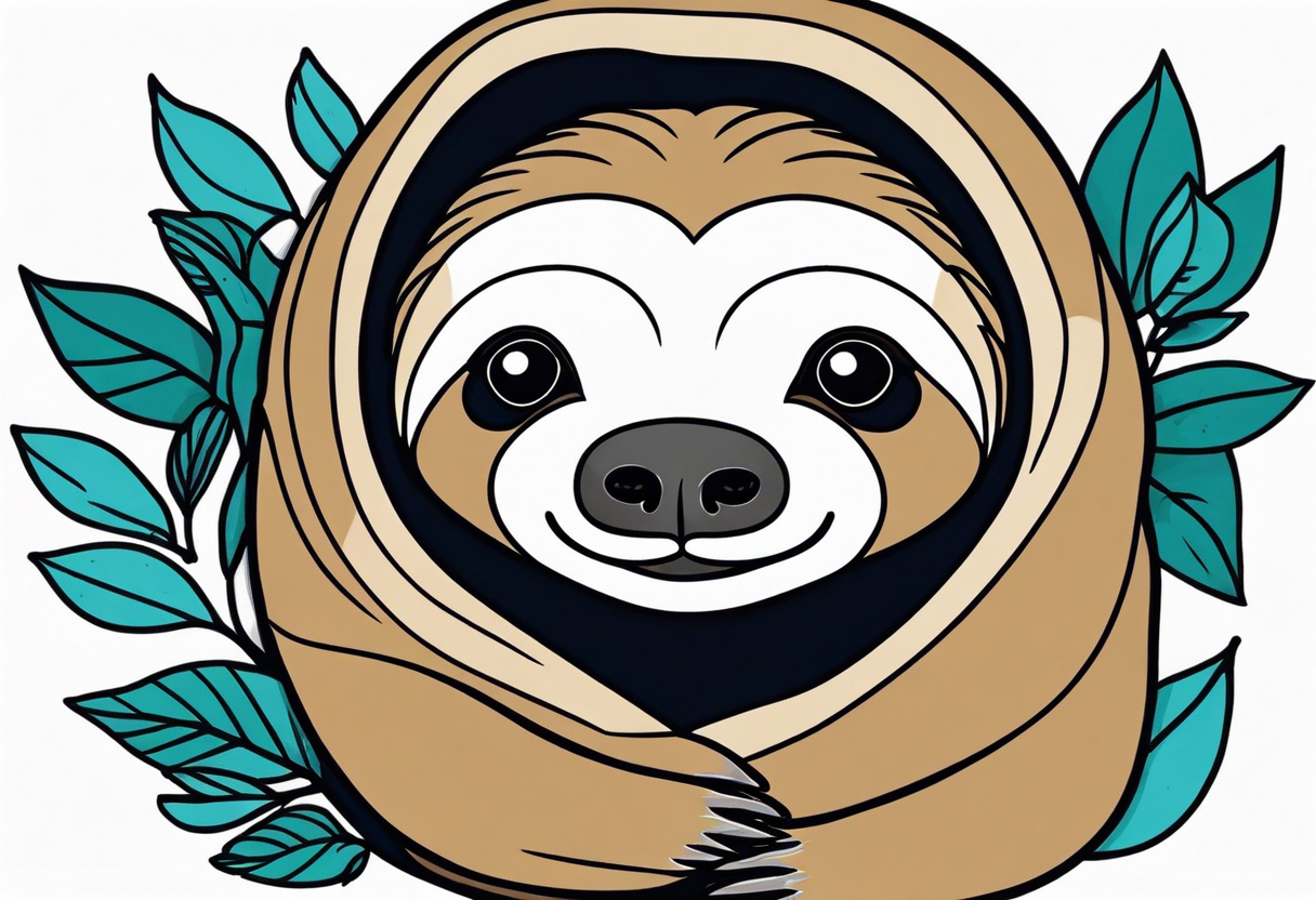 sloths funny tattoo idea