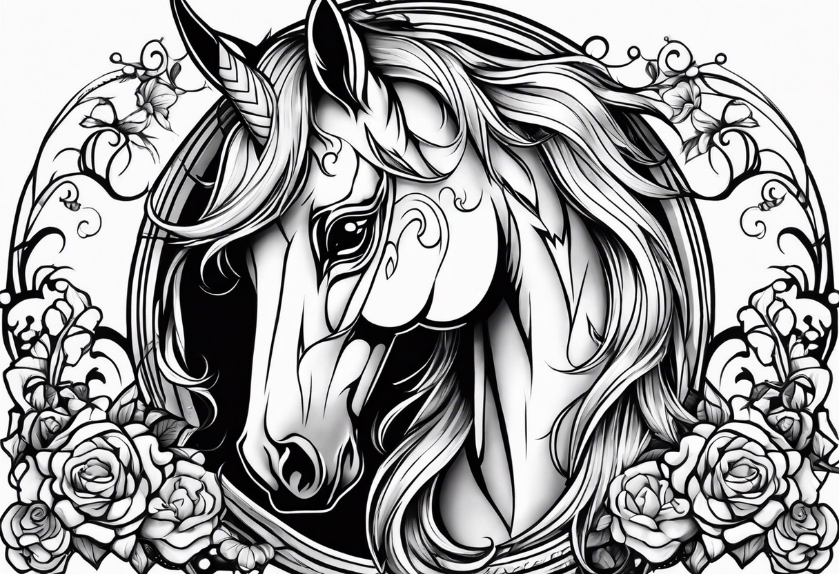 Goth my little pony tattoo idea