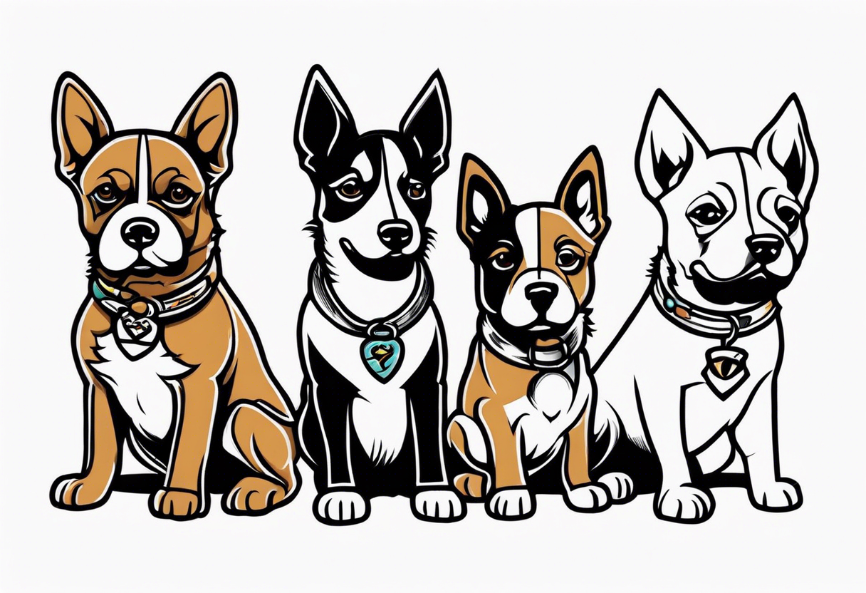 gang dogs tattoo idea