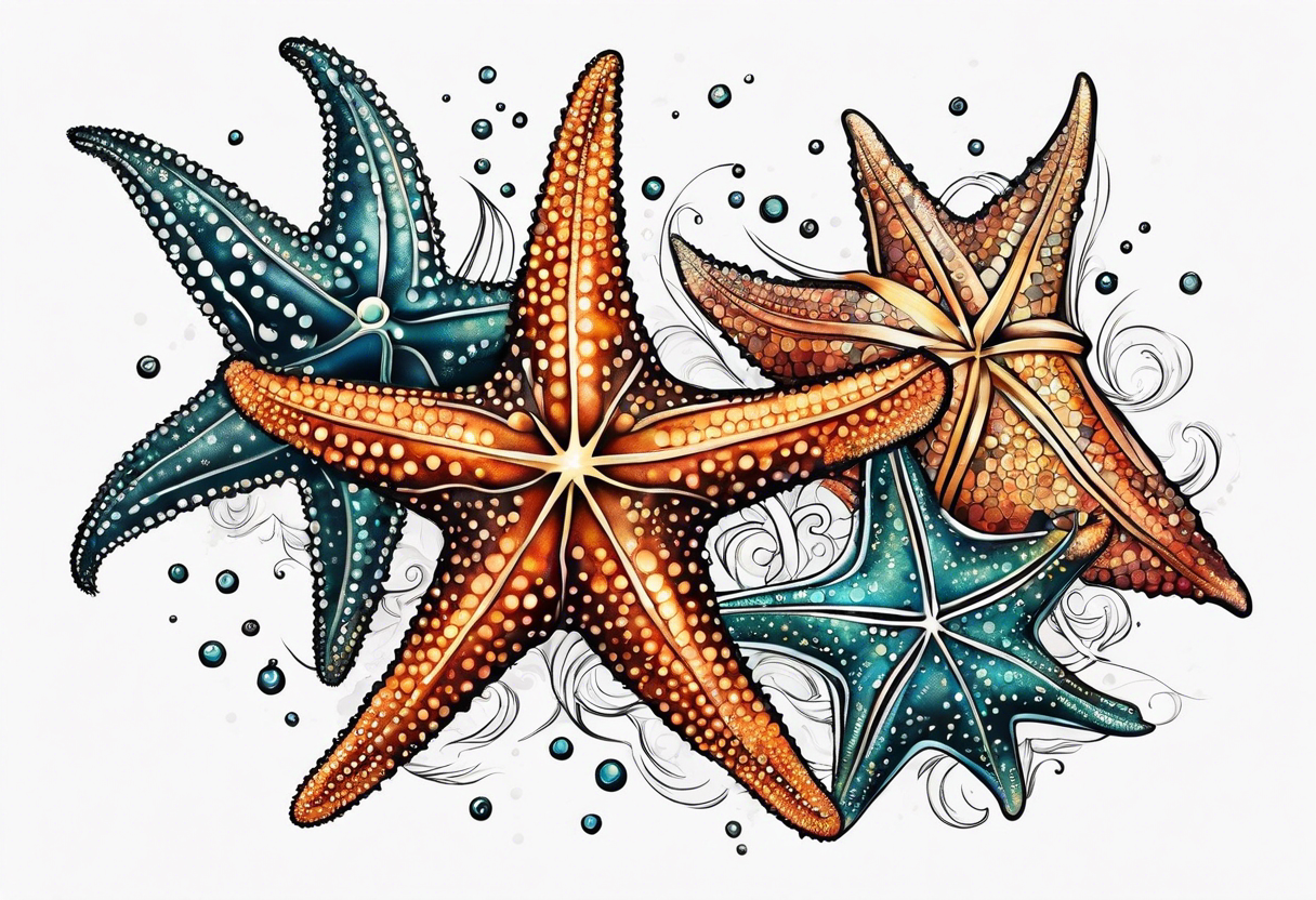 Starfish Pencil Drawing