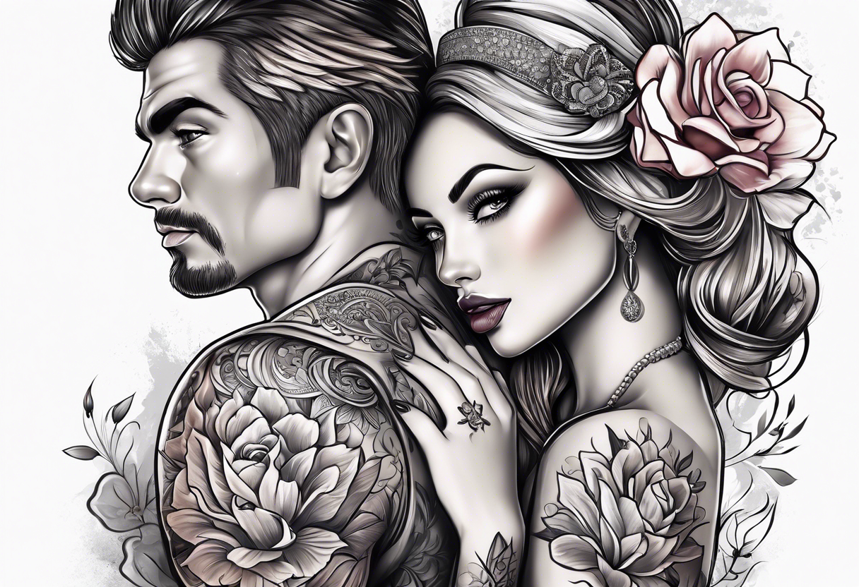 Husband and wife tattoo idea