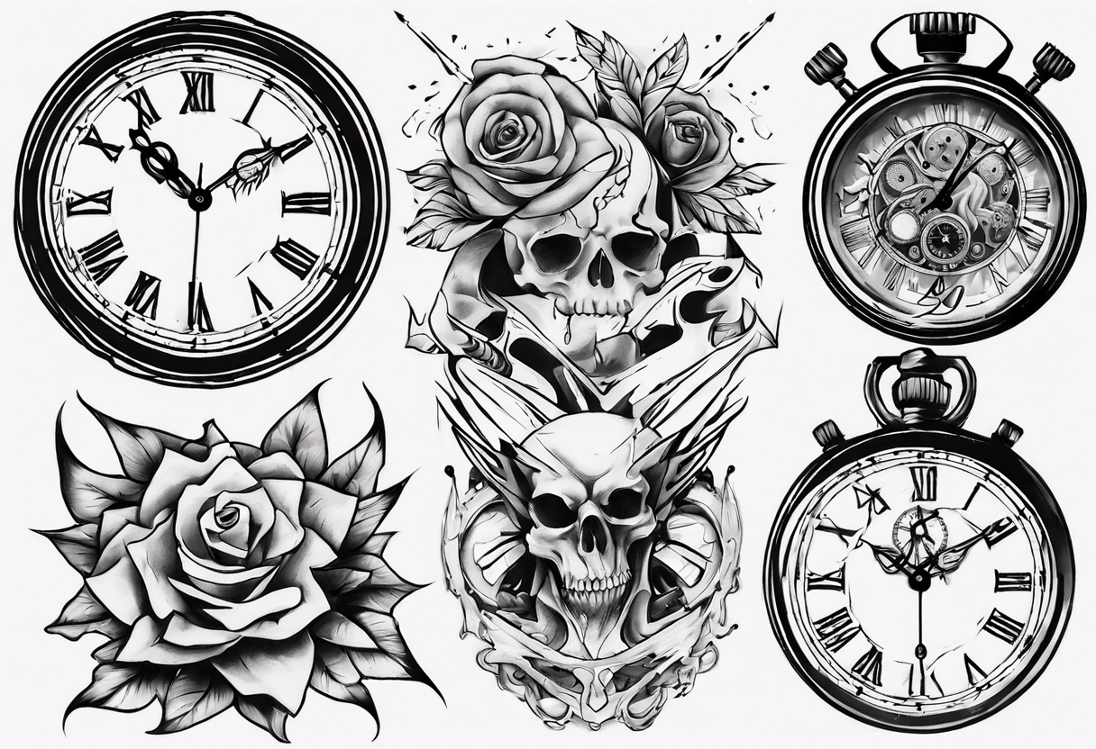 Reloj de arena tattoo idea