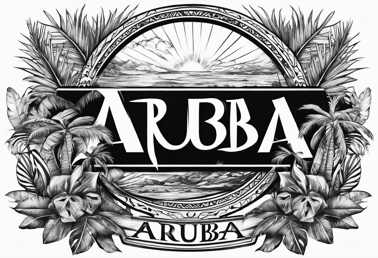 Aruba sign tattoo idea