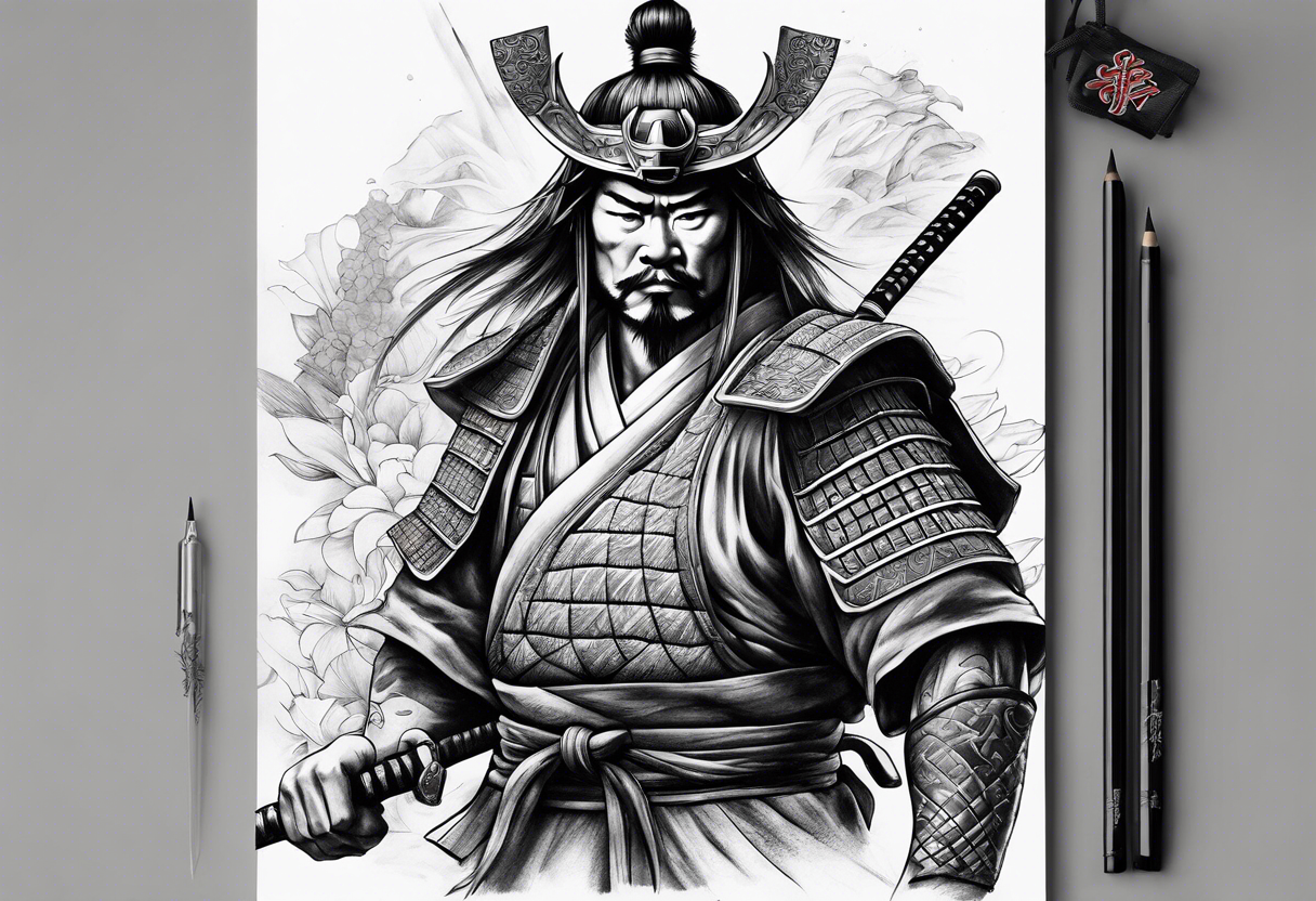 discipline  consistency samurai tattoo idea