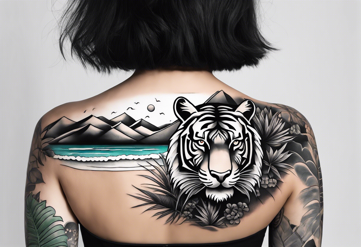 Large & Bold Shoulder & Sleeve Tiger Tattoo | Tiger tattoo design, Tiger  eyes tattoo, Tiger tattoo