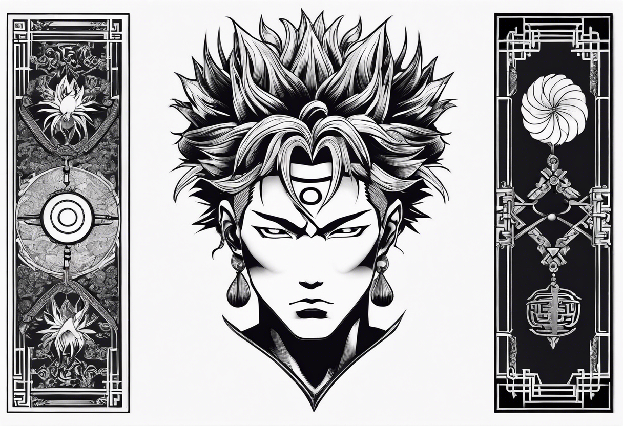 jujutsu kaisen tarot card tattoo idea