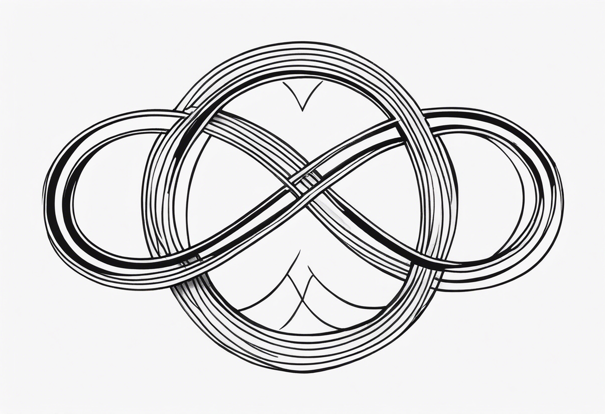 Basic infinity symbol tattoo idea