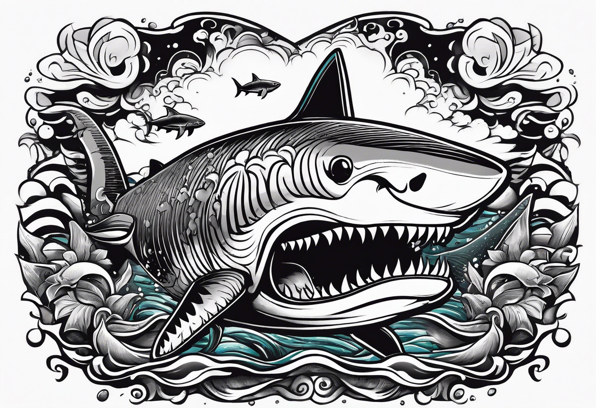 Megalodon Tattoo Ideas TattoosAI