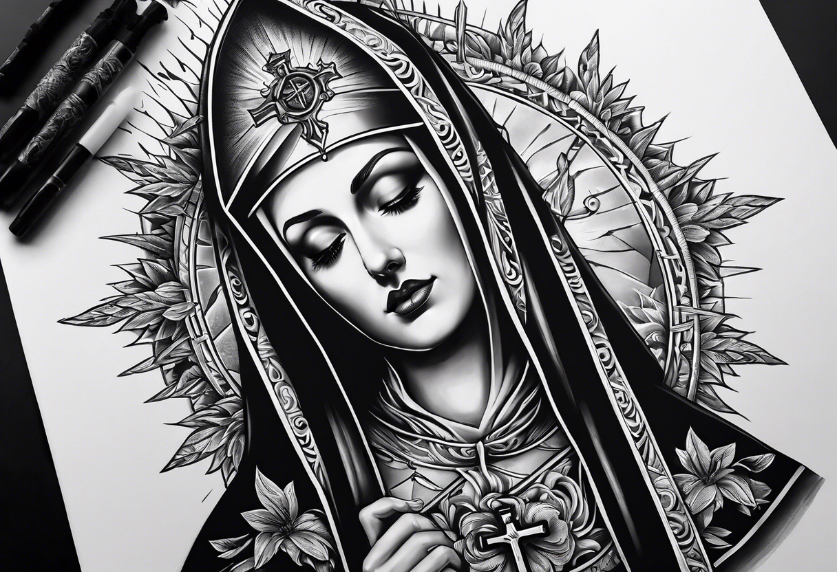 35 Spiritual Virgin Mary Tattoo Designs & Meanings Check more at http:// tattoo-journal.com/35-spiritual-vir… | Mary tattoo, Virgin mary tattoo,  Tattoos with meaning