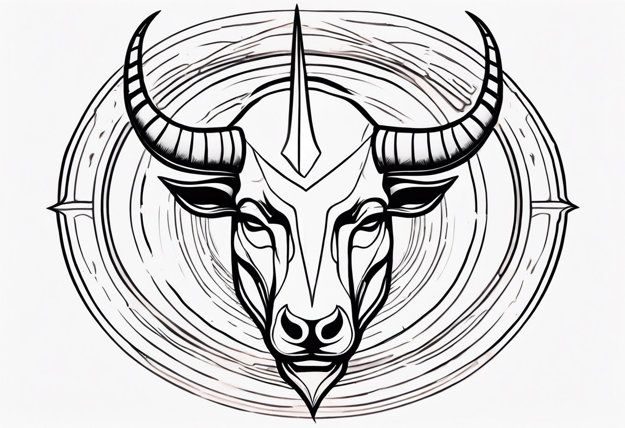 Anonymous with horns tattoo idea