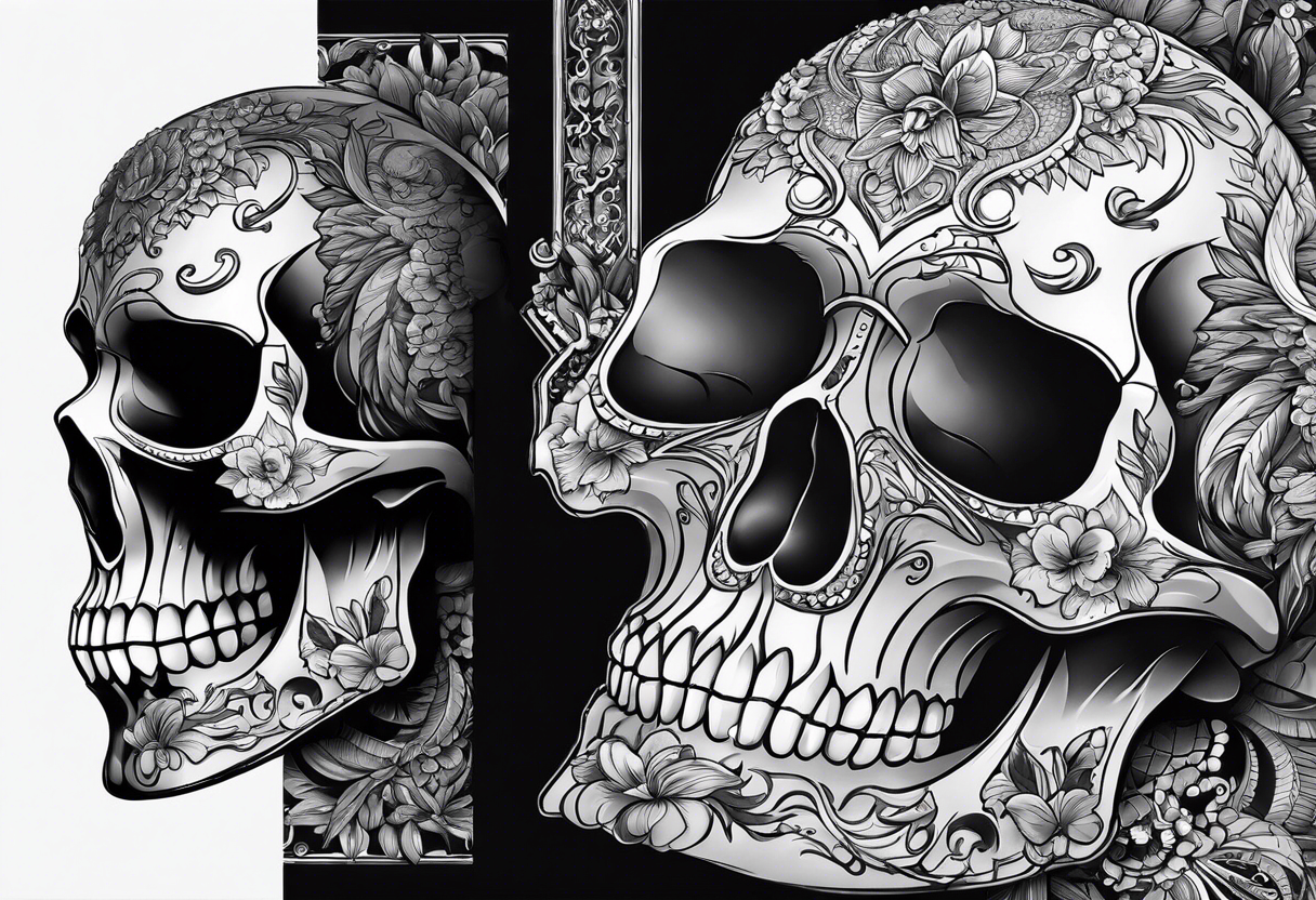 skull tattoo idea