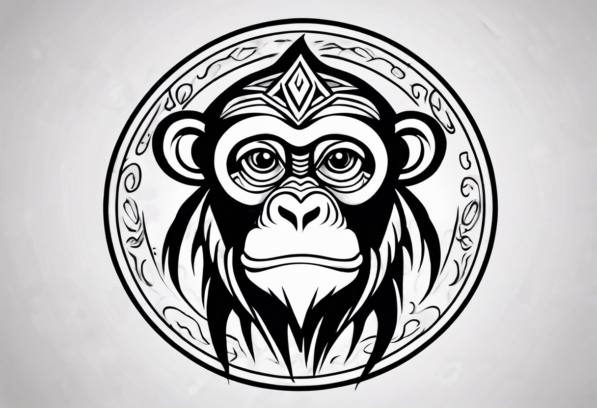 Vector Illustration of Monkey Head Stock Vector - Illustration of gorilla,  cartoon: 88645424