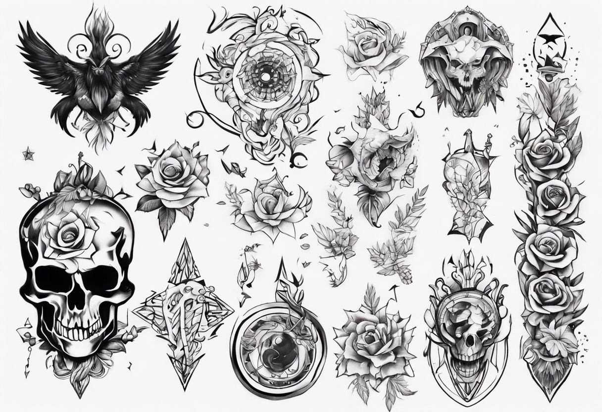 Surprise me with a tattoo, suitable for the back of the forearm tattoo idea