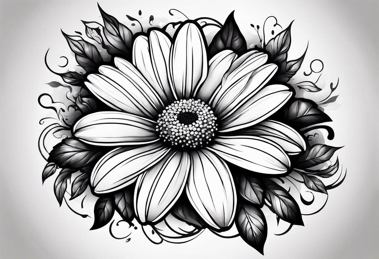 daisy tattoo tattoo idea