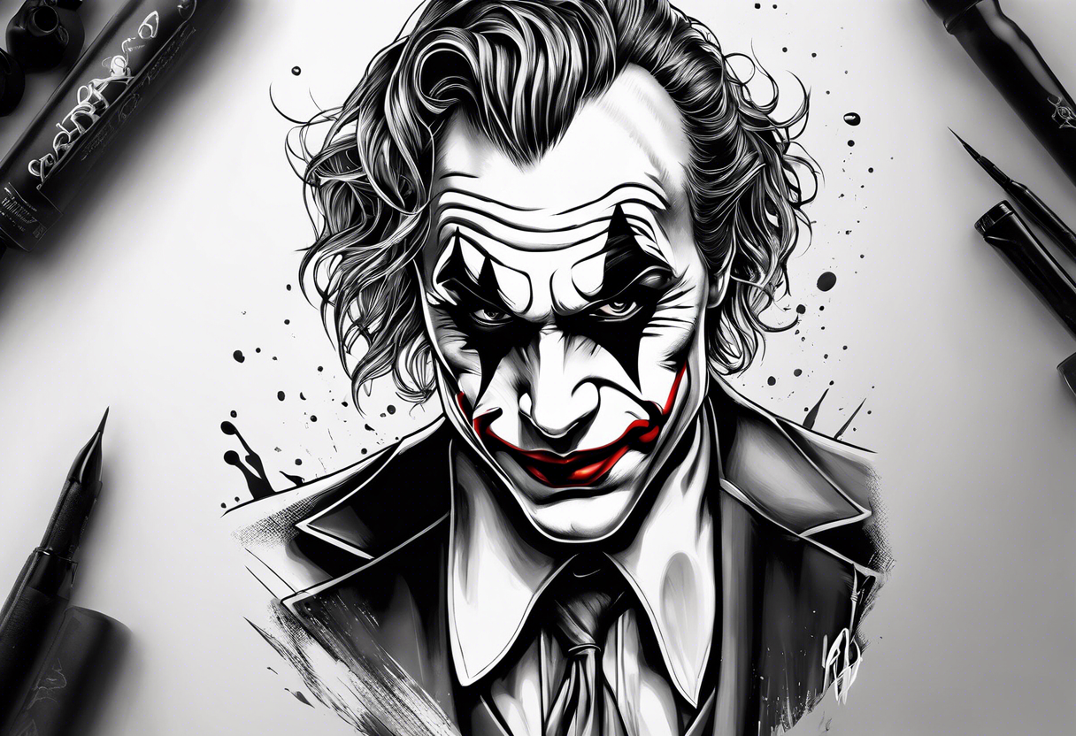 joker tattoo idea