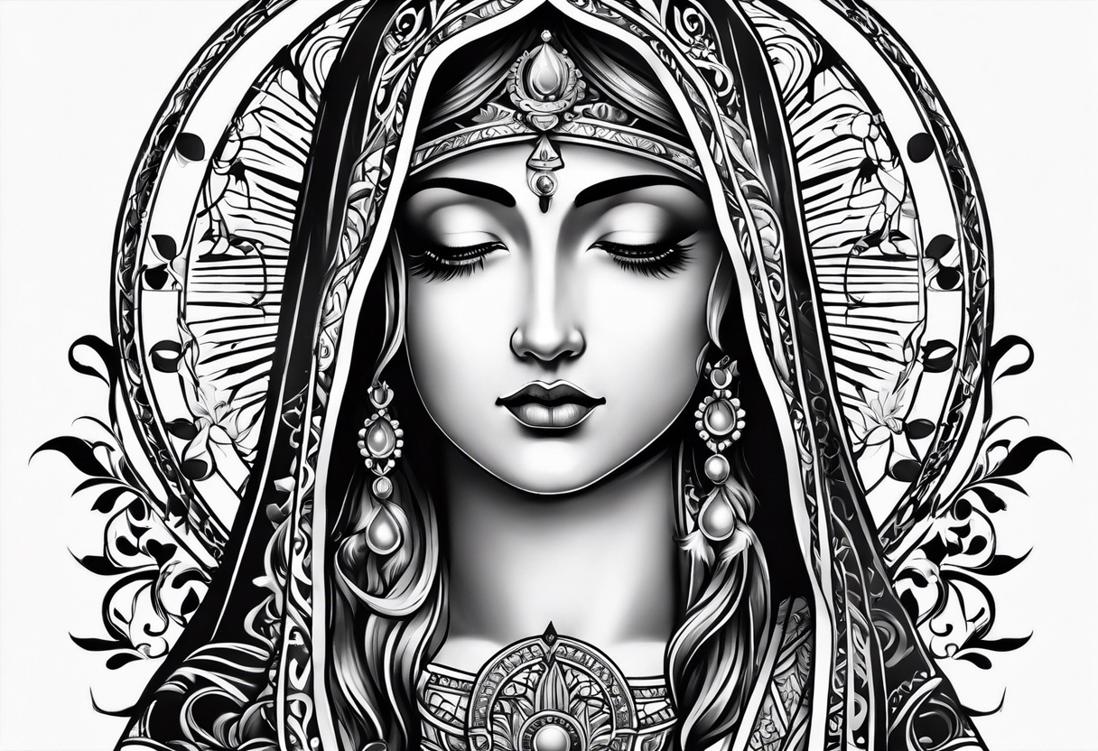 Holy Virgin tattoo idea