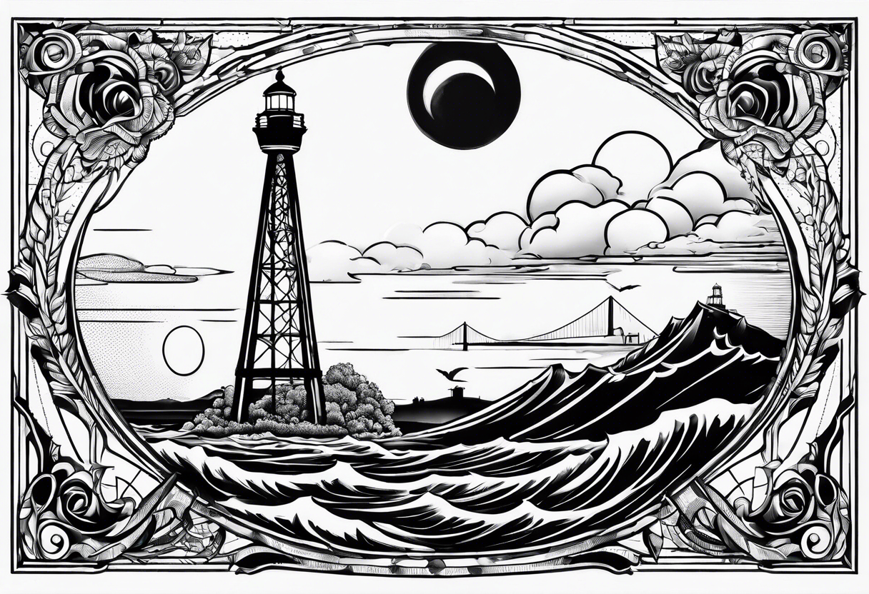 Coast Guard Radio tower san francisco tattoo idea