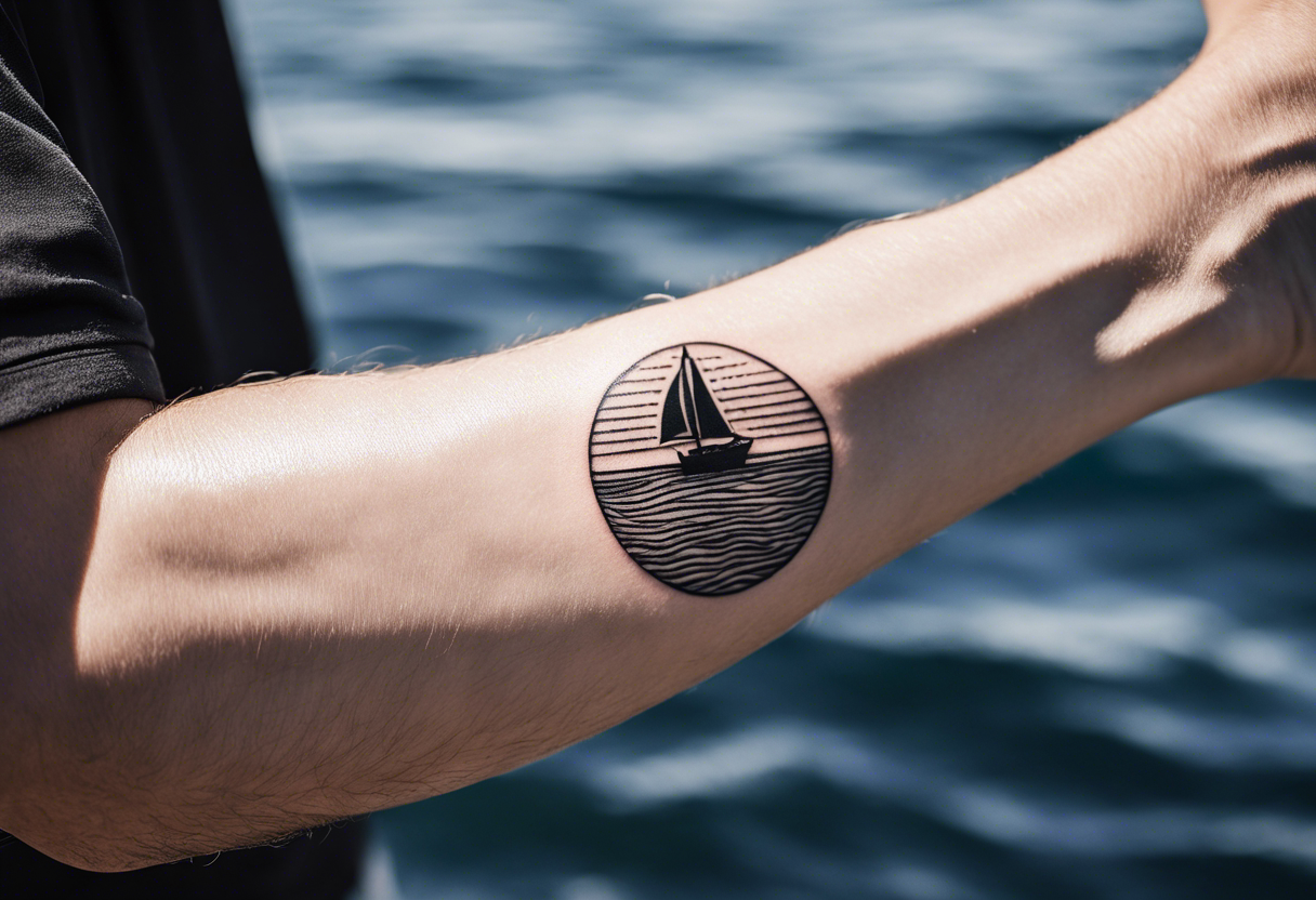 An anchor on a forearm by Tyler Davis!... - Lucky You Tattoo | Facebook