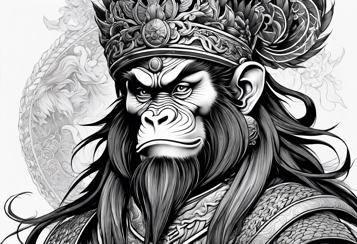 Monkey king tattoo idea