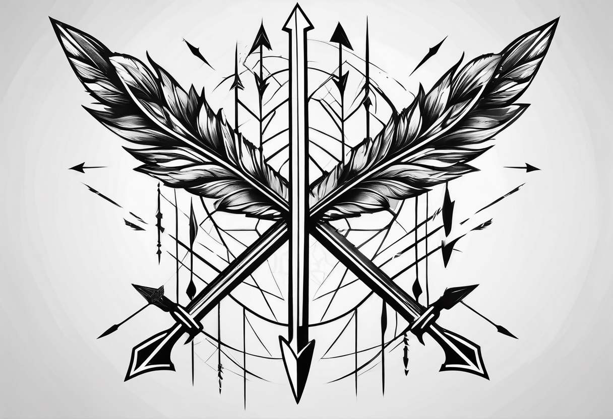 arrow
parallel tattoo idea