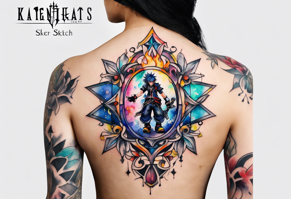 5cm
kingdom hearts
watercolour tattoo idea