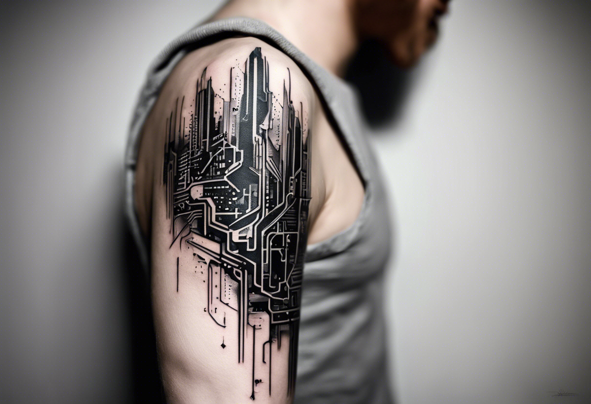 Olivia Munn Tattoo Cyberpunk Samurai · Creative Fabrica