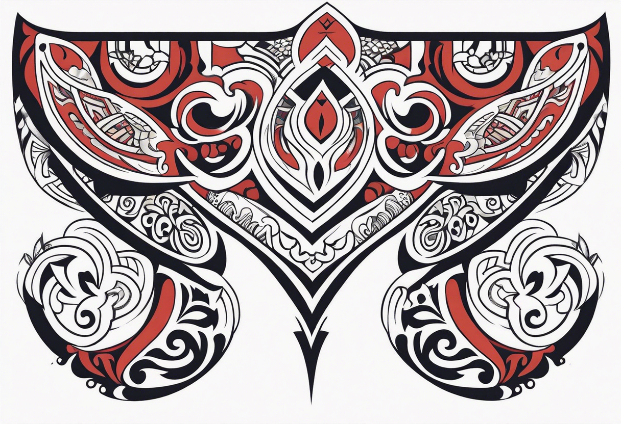 maori neck design tattoo tattoo idea