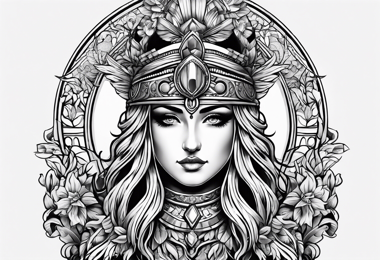 Athena tattoo idea