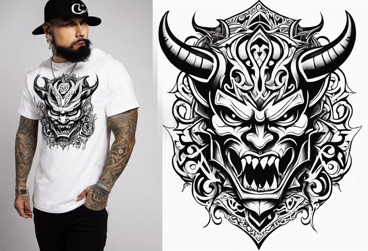 demon in chicanos tattoo idea