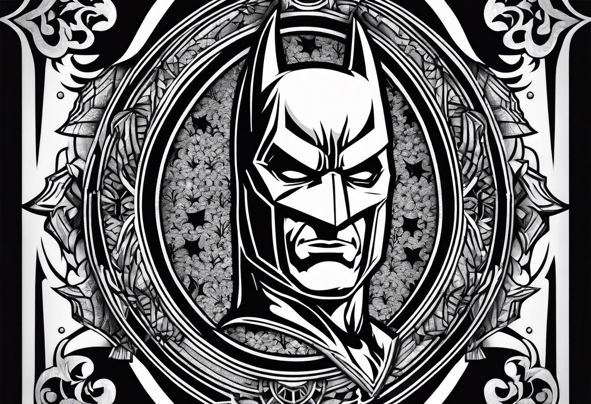 Edwin Hallows Blaque, #batman #logo #tattoo I #tattooed right on an ass...