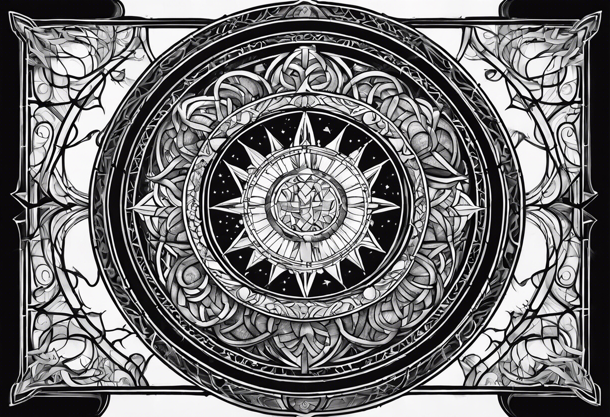 sanctum sanctorum window from doctor strange tattoo idea