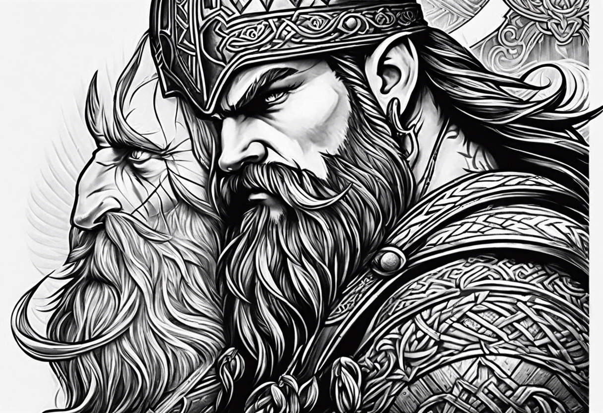 viking friendship tattoo idea tattoo idea