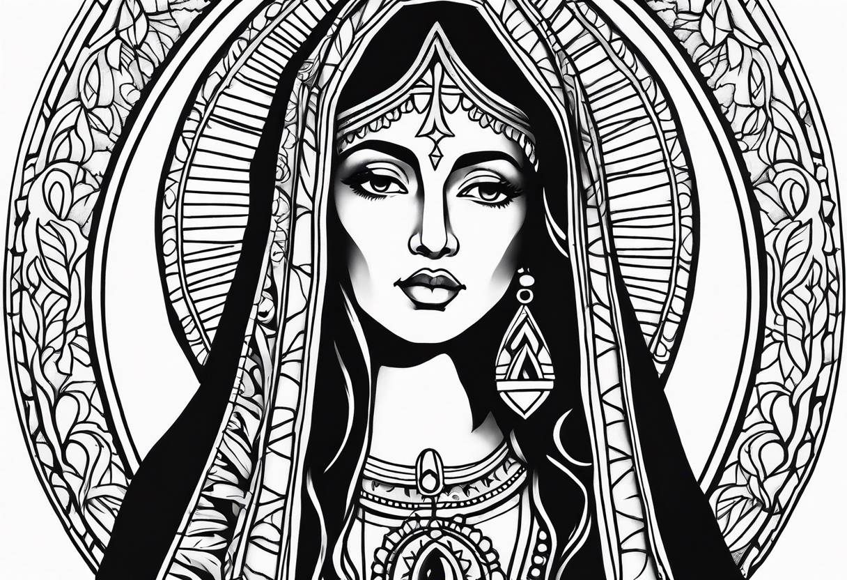 Lady Guadalupe tattoo idea