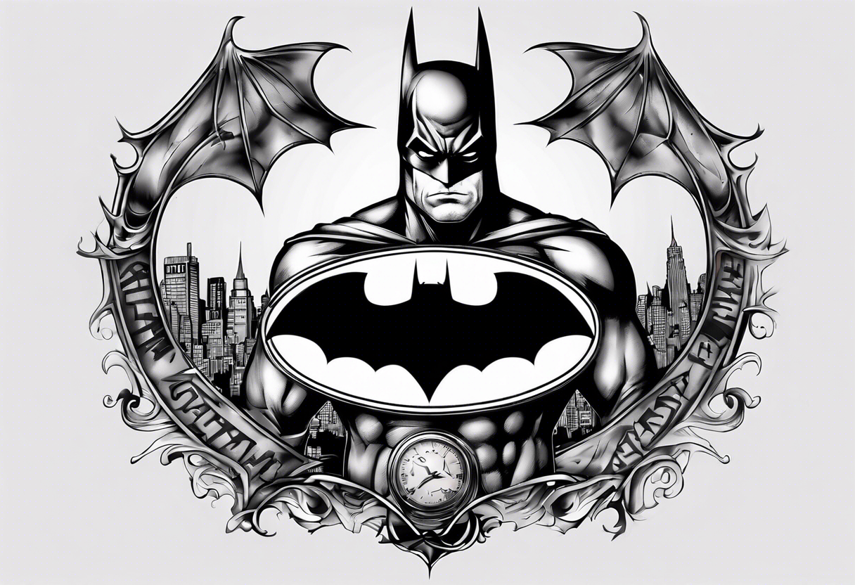 Batman by Pete Zebley: TattooNOW