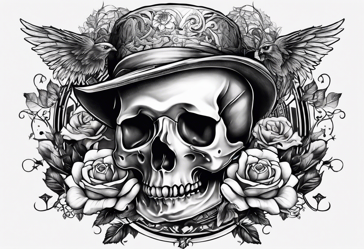 Memento Mori, With a time skip in the middle of it tattoo idea