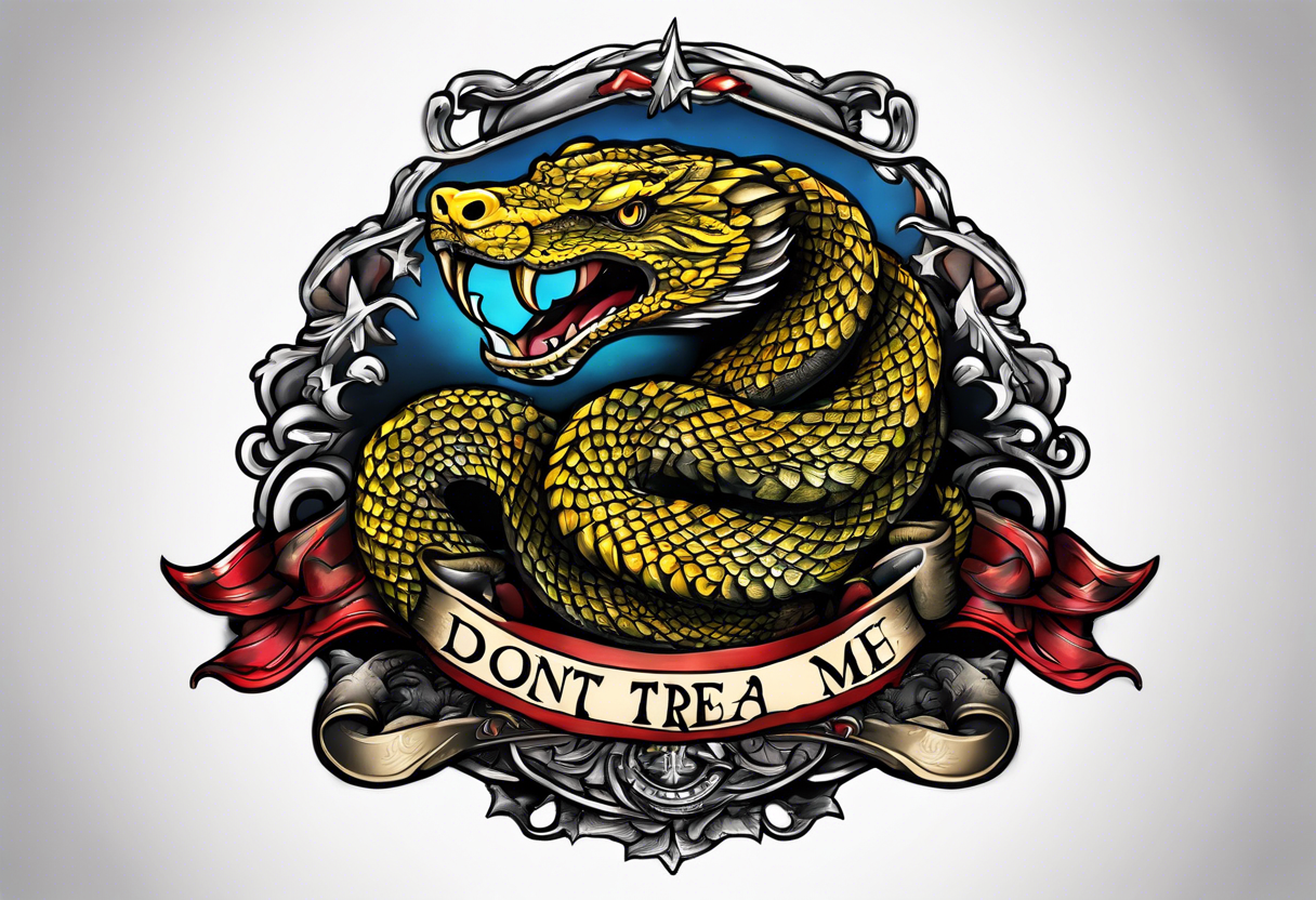 dont tread on me tattoo idea