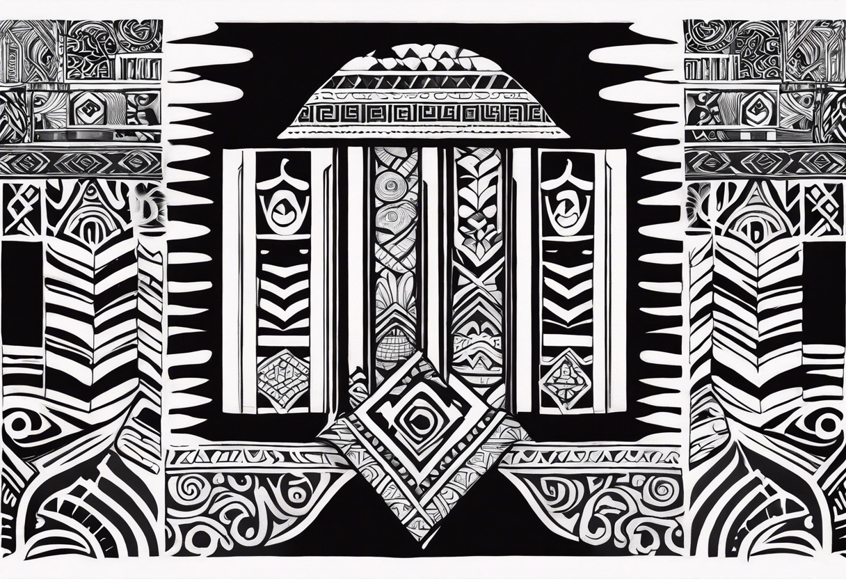 Croatian tribal 
Giants Causeway 
Maori tattoo idea