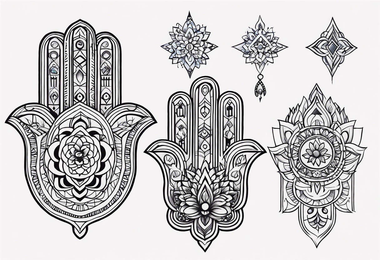 hamsa tattoo idea